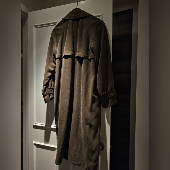 Babaton Olive Green Trench Coat -Small - Picture 10 of 11